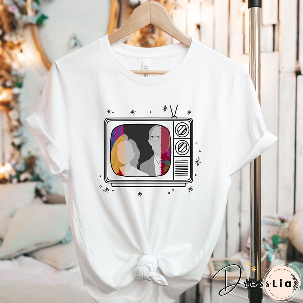 WandaVision Wanda Women Tshirt WandaAnd Vision Couple 1970s Retro Shirts Casual Tops