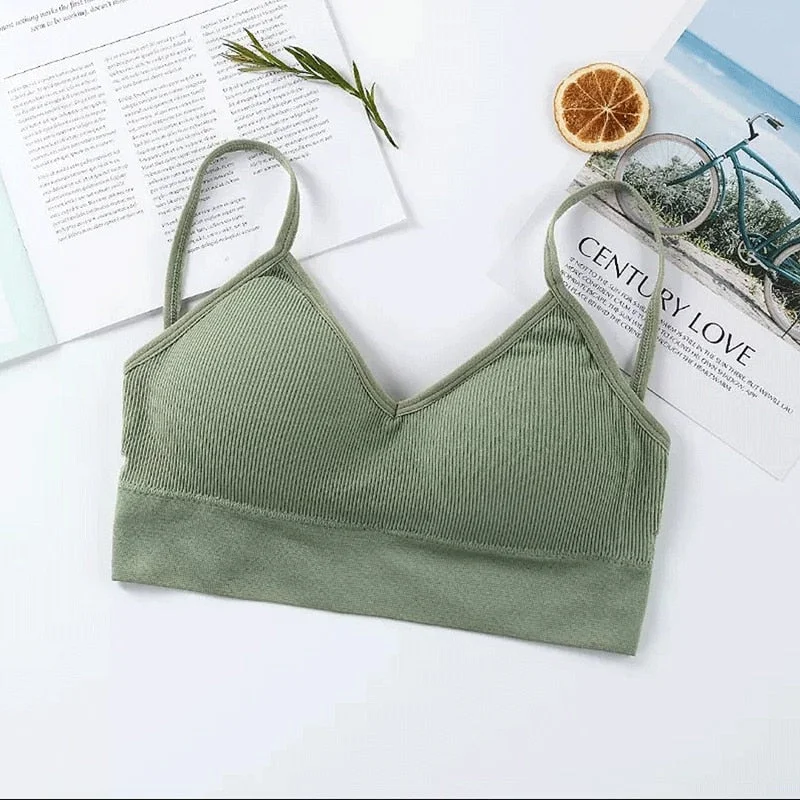 Women's Tube Tops Brassiere Women's Sports Bra Push Up Underwear Tops Seamless Sports Top Sexy Lingerie Female Tops Girl Bra