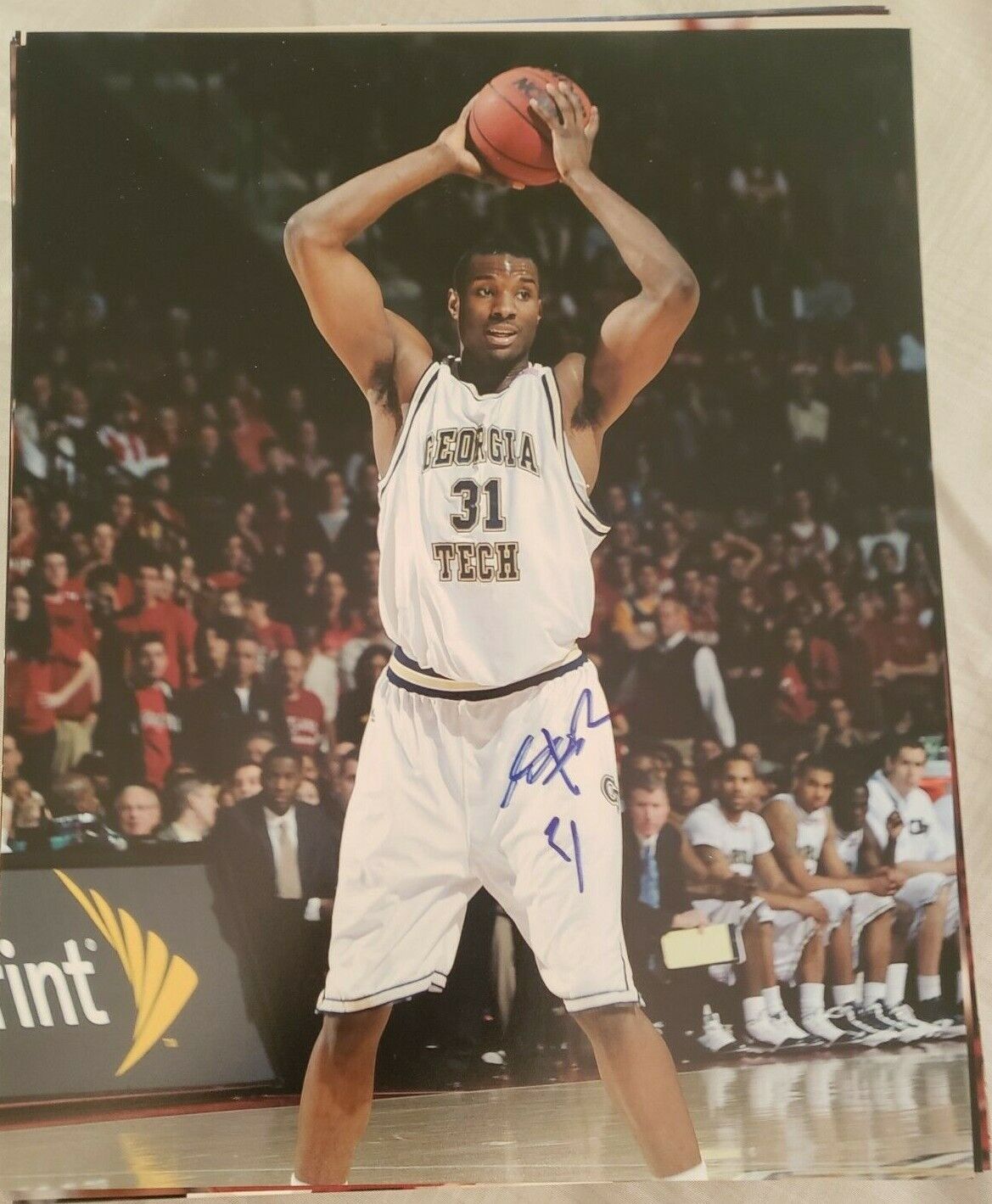 GANI LAWAL GEORGIA TECH YELLOW JACKETS SIGNED AUTOGRAPHED 8X10 Photo Poster painting W/COA