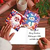 12Pcs Diamond Painting Owl Santa Claus Greeting Card Set with Envelope