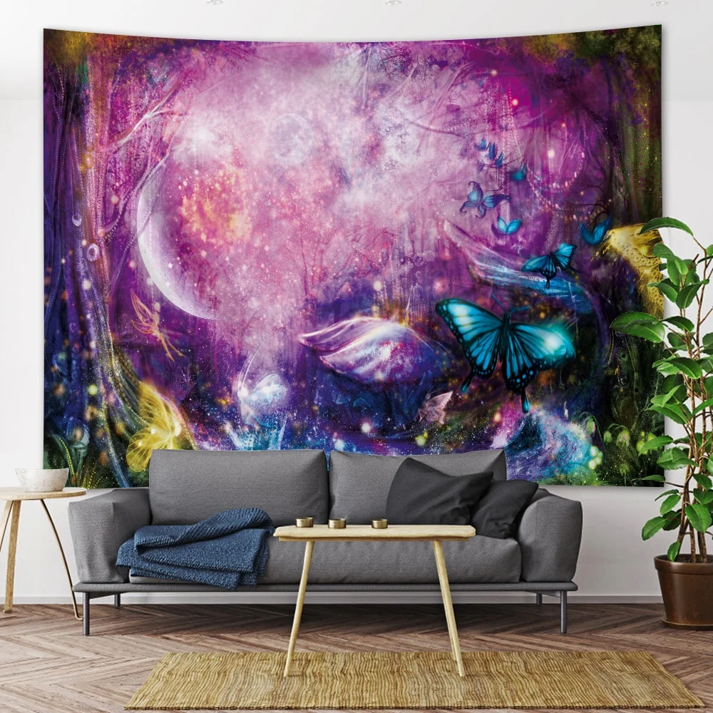 Nigikala art home decoration witchcraft tapestry Mandala tapestry Bohemian decorative yoga mat psychedelic scene mattress