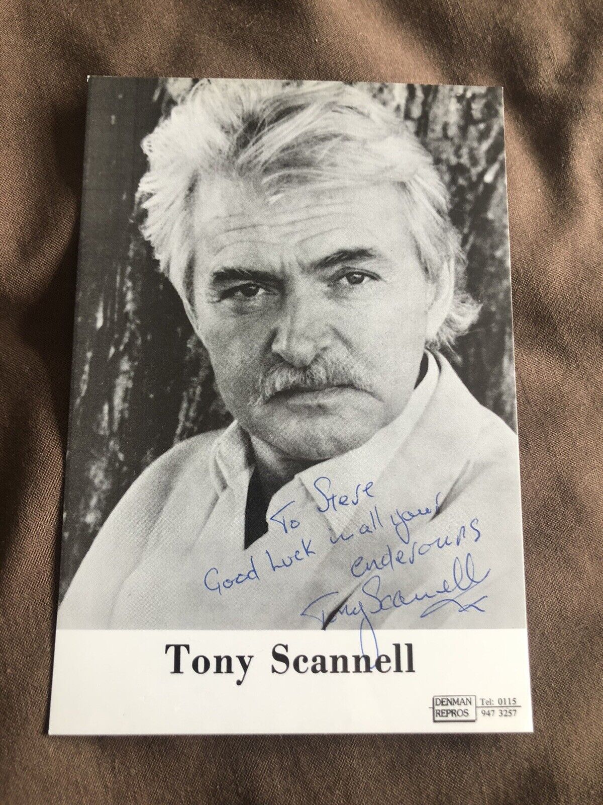 TONY SCANNELL (THE BILL) SIGNED Photo Poster painting