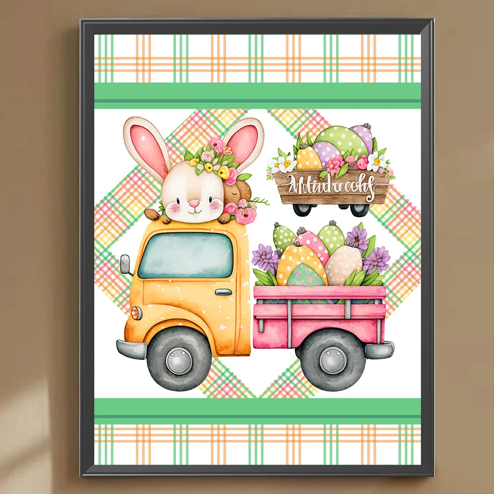 Full Round Diamond Painting 30*40cm - Toy Rabbit