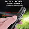 Rechargeable Flashlight with Buzzer Magnetic Work Light Torch for Emergency Use