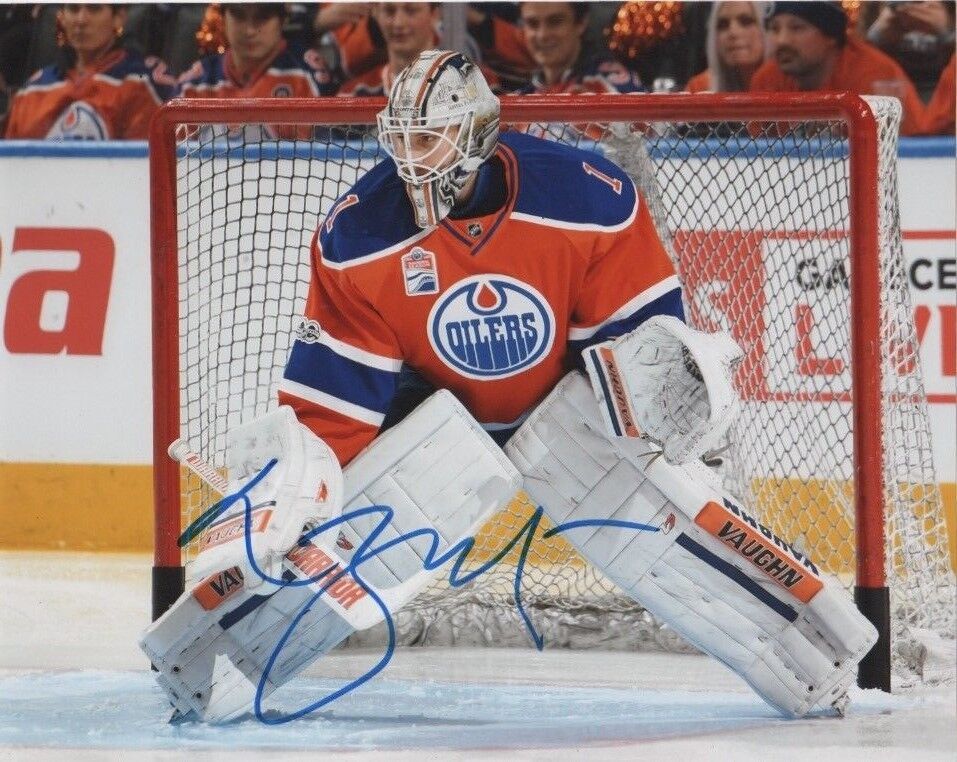 Edmonton Oilers Laurent Brossoit Autographed Signed 8x10 Photo Poster painting COA