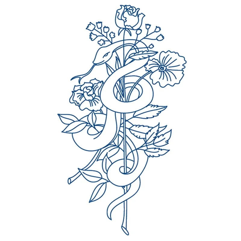 Juice Ink Tattoos Body Art Lasting Waterproof Temporary Tattoo Sticker Scorpion Snake Tatoo Arm Fake Sun Tatto Women Men