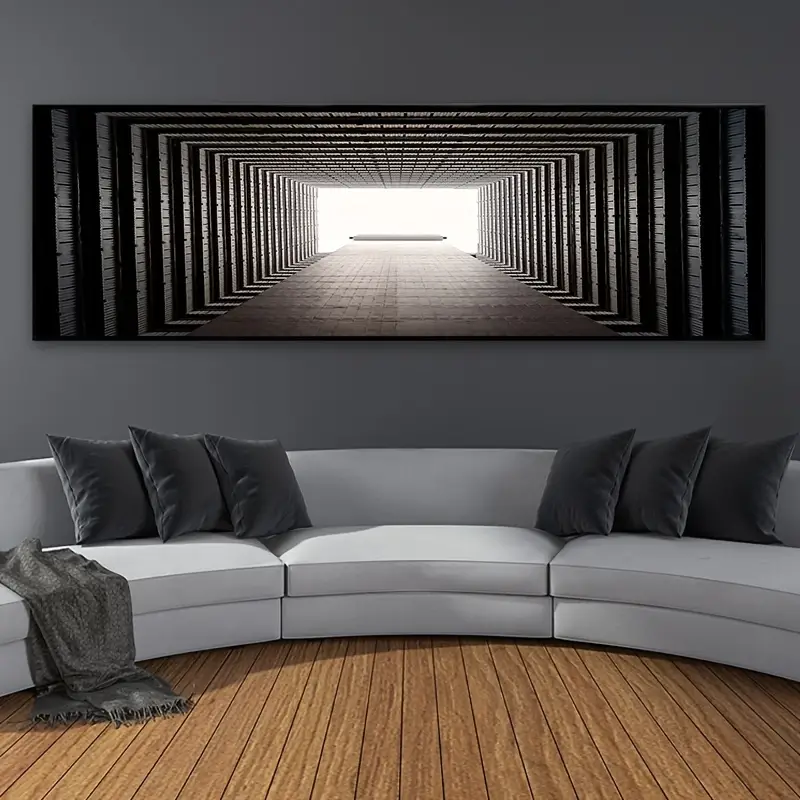 Skyscraper Shaft Canvas Wall Art 