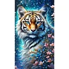 (40*70cm)Tiger - Full Round Drill Diamond Painting