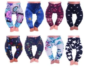 Pornhint Preemie and 15"-18" Reborn and Baby Doll Leggings Pants