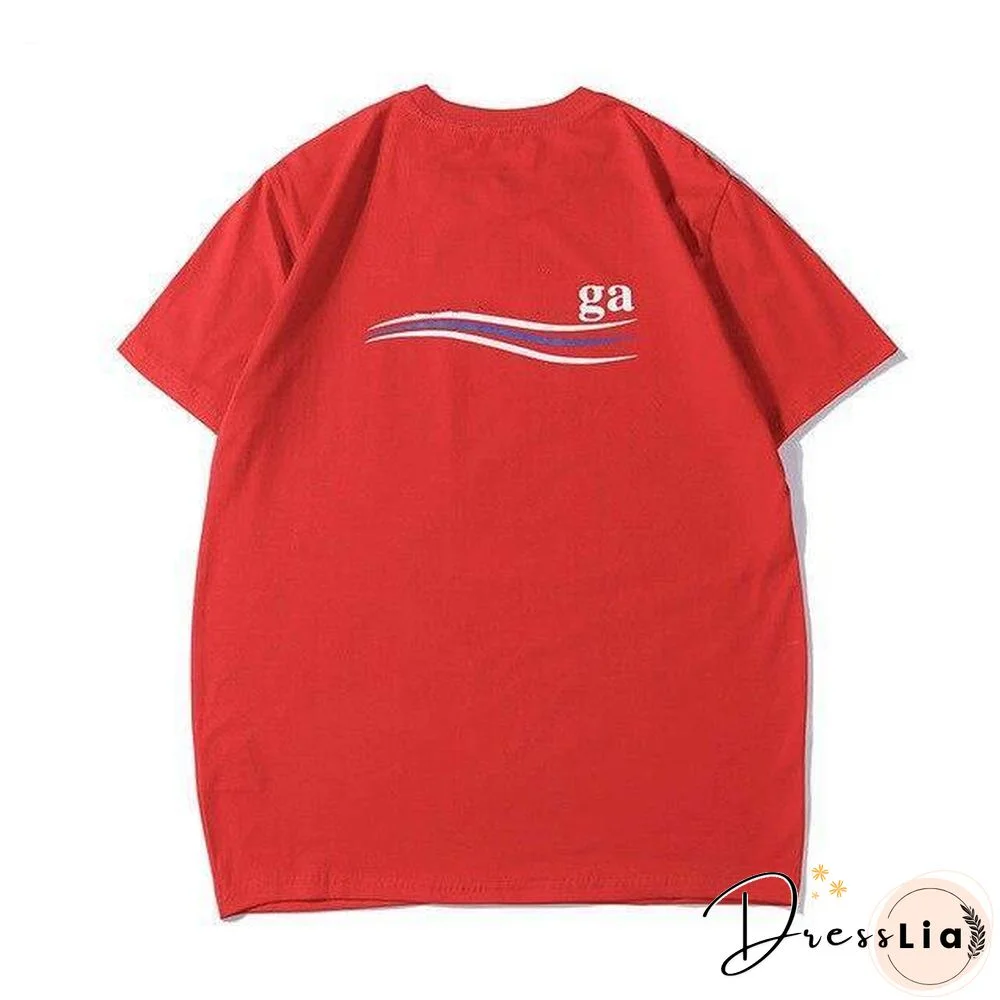 Women T-shirt Ladies Brand T-shirt For Men Short Sleeve Round Neck Soild Color Casual Cool Fashion Loose Cotton Men Tops