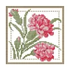 14CT/11CT January - Stamped Cross Stitch 17*17cm/6.69*6.69in(Brand)