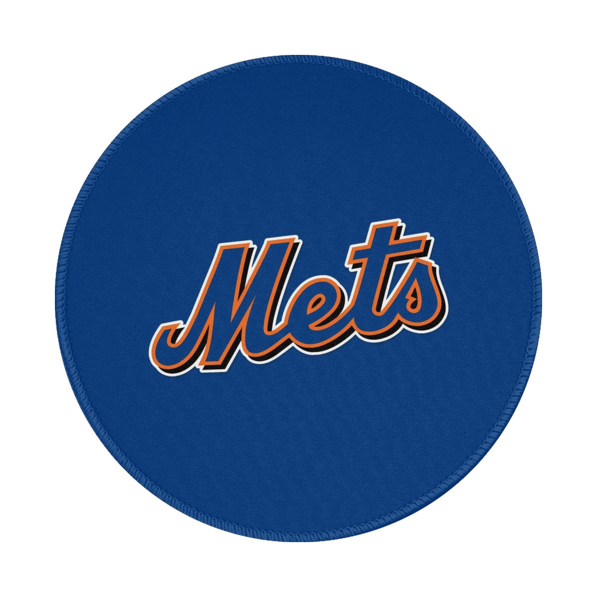 New York Mets Blue Non-Slip Rubber Round Mouse Pad