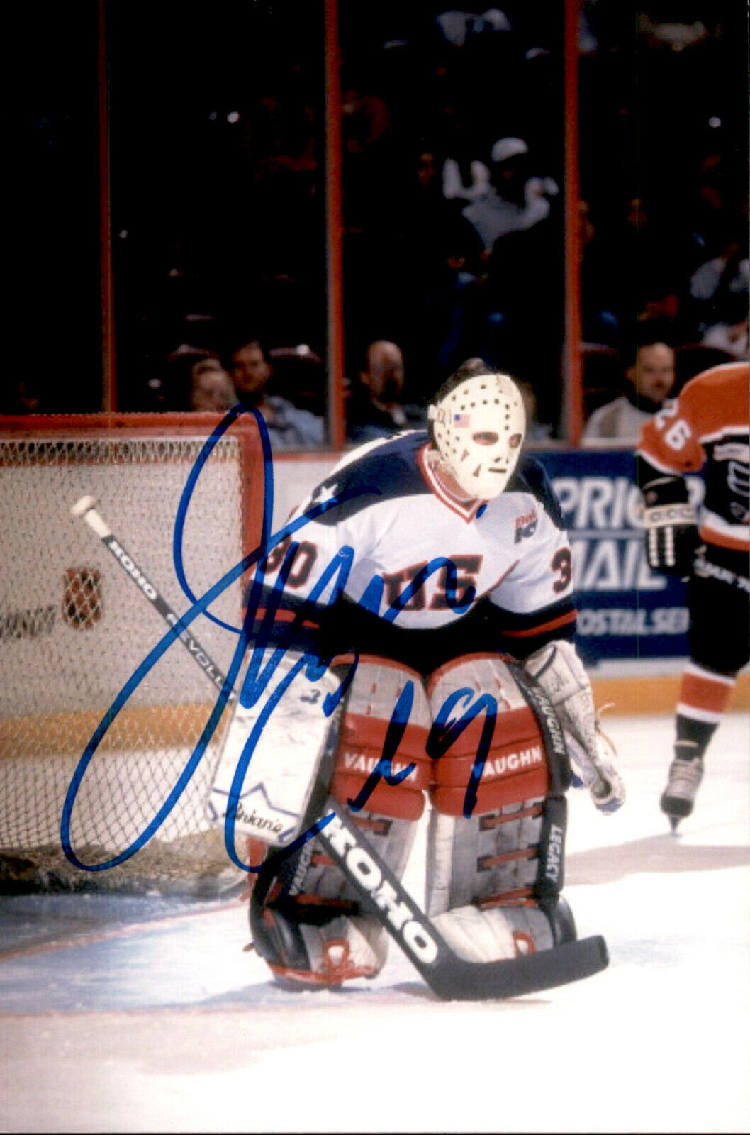 Jim Craig SIGNED 4x6 Photo Poster painting TEAM USA MIRACLE ON ICE 1980 GOLD MEDAL #4