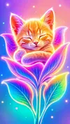 Luxury AB Velvet Diamond Painting Kit - Cat