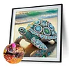 Strandschildkröte - speziell geformte Diamond Painting - 30*30cm