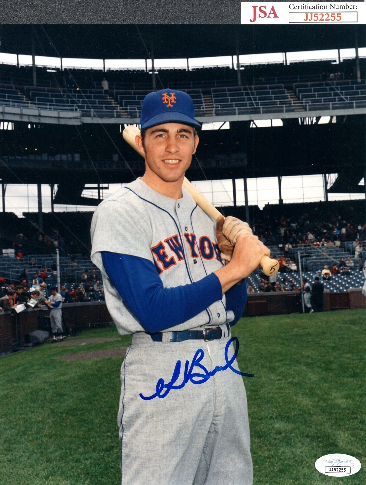 JSA Ken Boswell Autographed Signed AUTO 8x10 Photo Poster painting New York Mets TRB 534