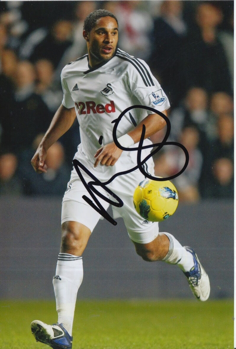 SWANSEA CITY HAND SIGNED ASHLEY WILLIAMS 6X4 Photo Poster painting 1.