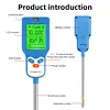 6 in 1 Soil Tester Fertility/Temp/Moisture/Sunlight/Humidity/PH Meter for Garden