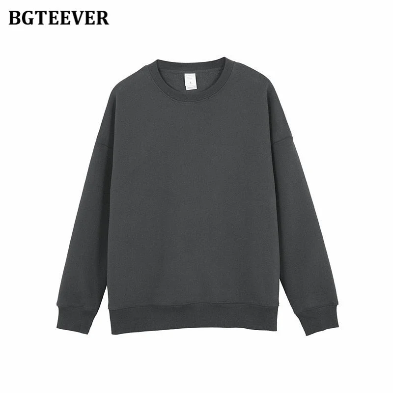 BGTEEVER Winter Thicken Fleece Loose Women Pants Trousers 2021 Casual Drawstring Cotton Warm Female Sweatpants Ladies Pantalon