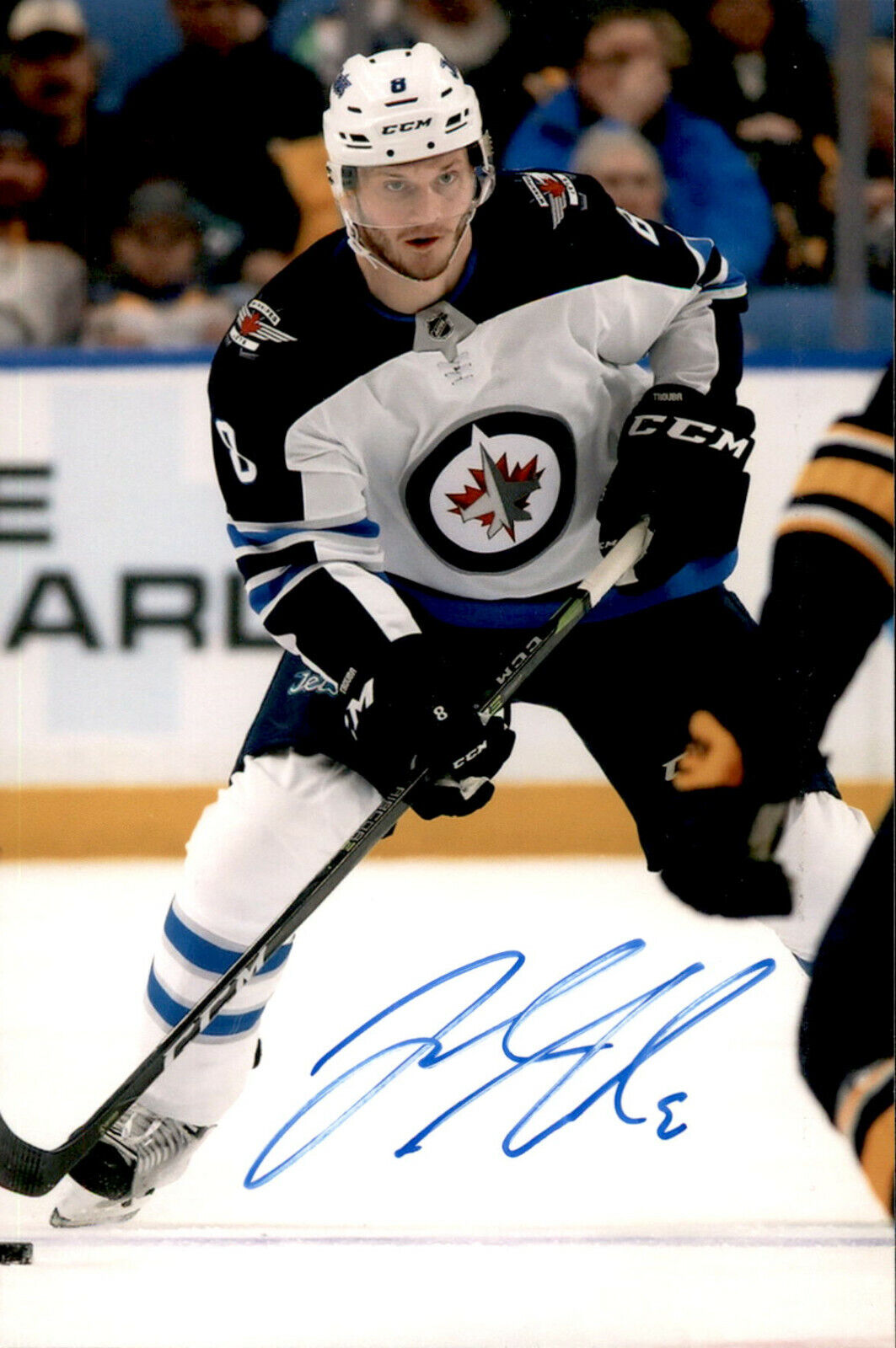 Jacob Trouba SIGNED autographed 4x6 Photo Poster painting WINNIPEG JETS