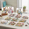 12PCS Diamond Painting Easter Bunny Greeting Card Kit for Birthdays Thanksgiving & Special Occasion