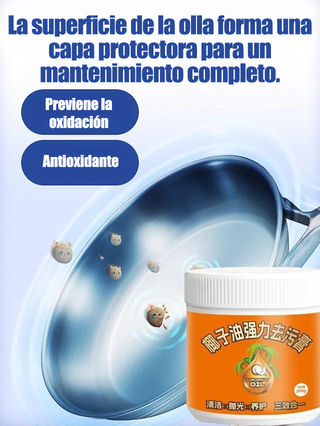 Quitamanchas potente de aceite de coco