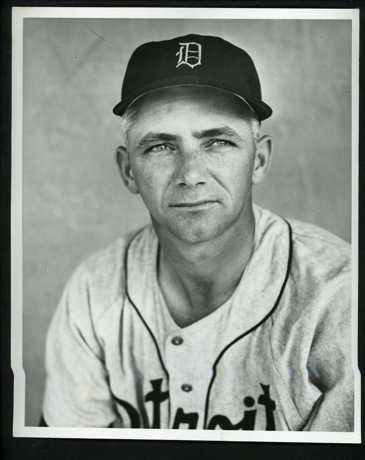 Marlin Stuart Detroit Tigers 1951 Press Original Photo Poster painting