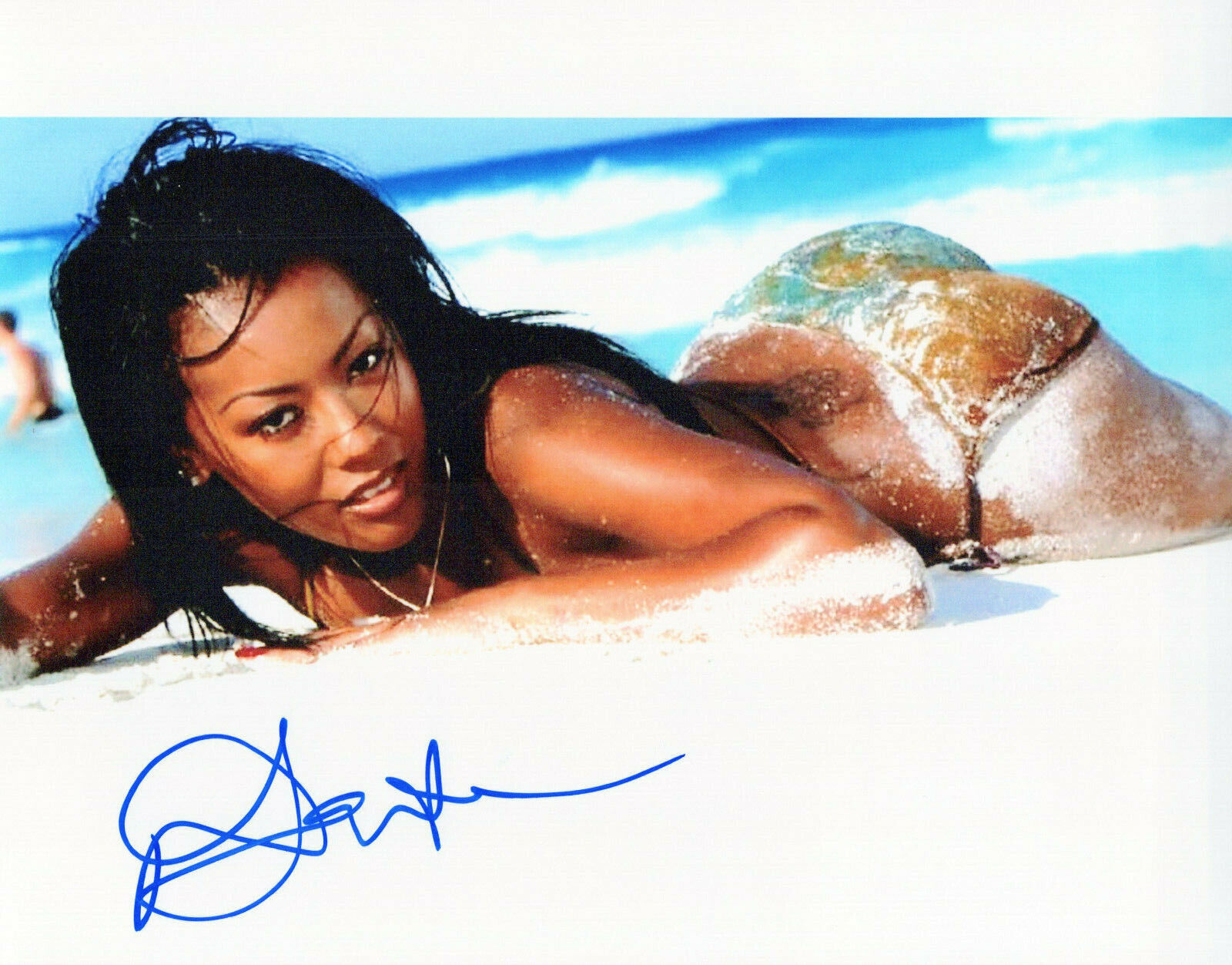 Denyce Lawton glamour shot autographed Photo Poster painting signed 8x10 #18