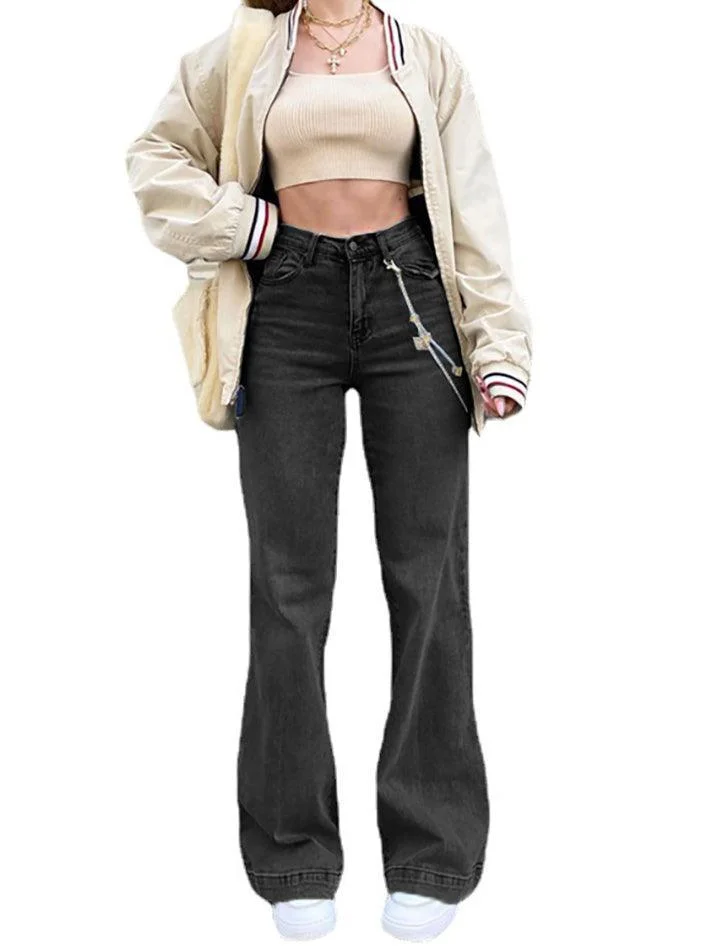 Toloer Mid Waist Washed Boyfriend Jeans-Outfit Ideas