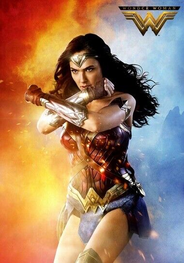 WONDER WOMAN MOVIE POSTER PROMO - Photo Poster painting QUALITY INSERT -  POST!