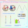 2pcs Butterfly Diamond Painting Double-sided Crystal Window Suncatcher Craft Set Birthday Gifts Home Garden Decor Hanging Kit