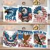 (US Only)6PCS DIY Independence Day Diamond Art Greeting Cards for Independence Day
