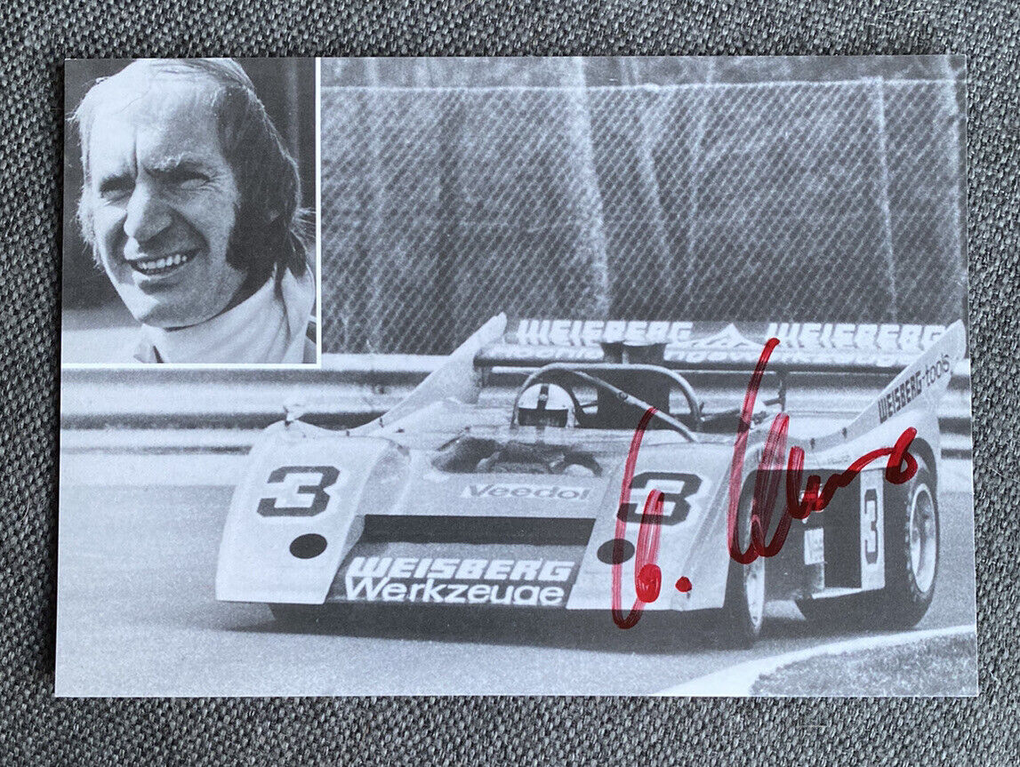 Helmut Kelleners Autograph Card 10,5 X 14,5 CM Autographed Signed