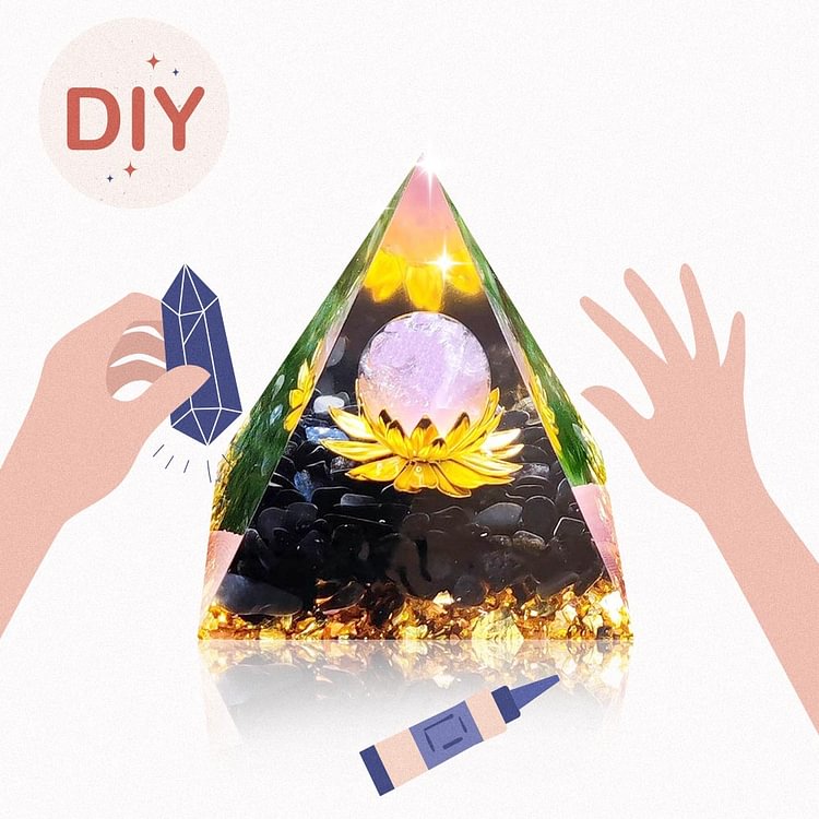 DIY🌟: The Spirit Purifier Orgone Pyramid (Material package)