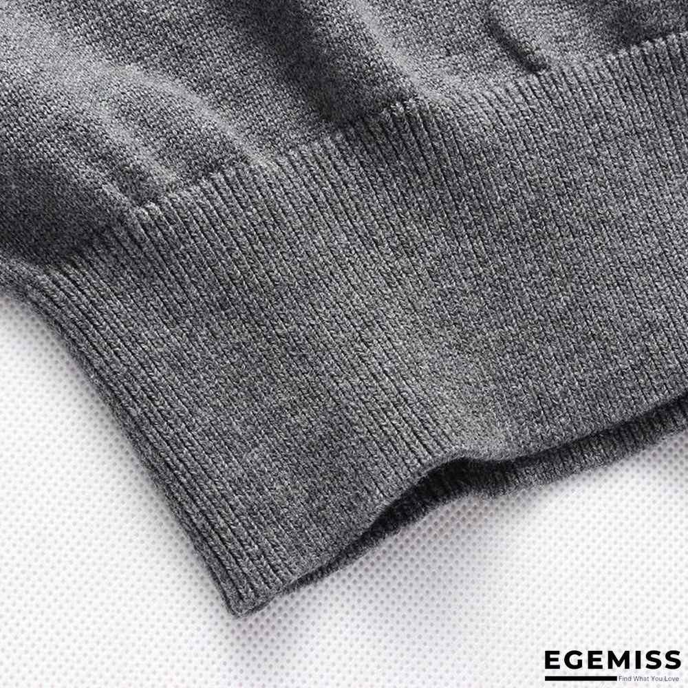 Casual Men's Sweater O-Neck Striped Slim Fit Knittwear | EGEMISS