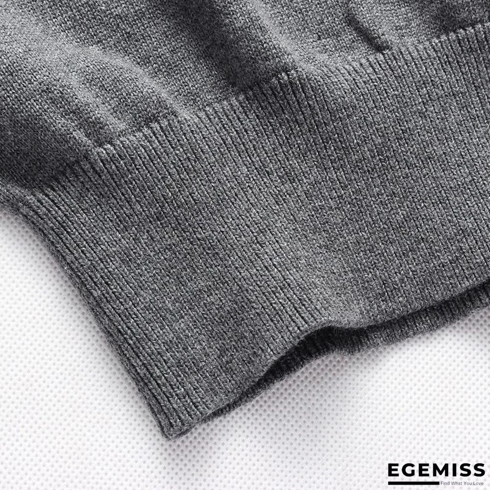 Casual Men's Sweater O-Neck Striped Slim Fit Knittwear | EGEMISS