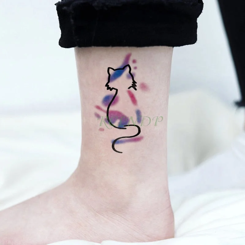 Waterproof Temporary Tattoo Sticker Sun Moon Fake Tatto Flash Tatoo Tatouage hand foot arm For Men Women girl