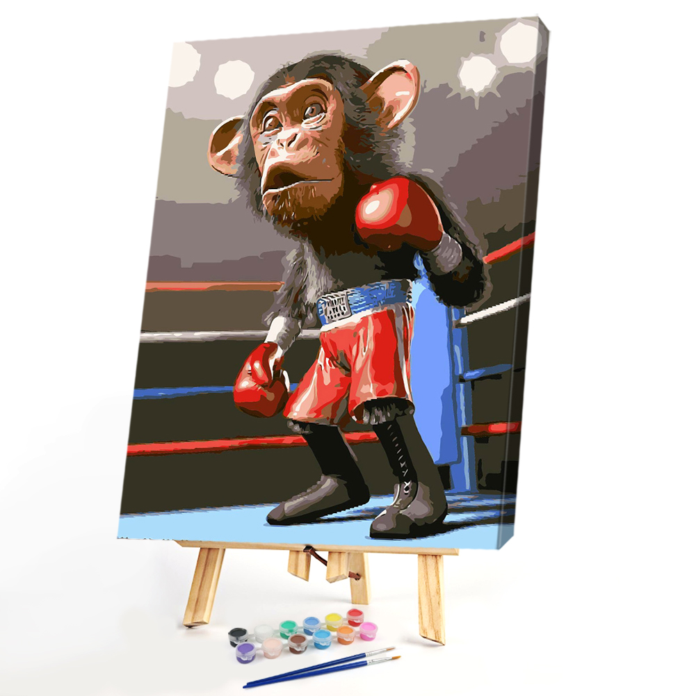 

40*50CM Paint By Numbers-Orangutan, 501 Original