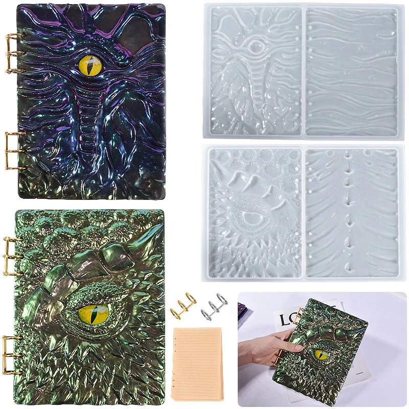 Embossed Notebook Book Cover Resin Mold Kit