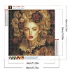 Retro Girl - Diamond Painting - Full Round Drill (Canvas|40*40cm)