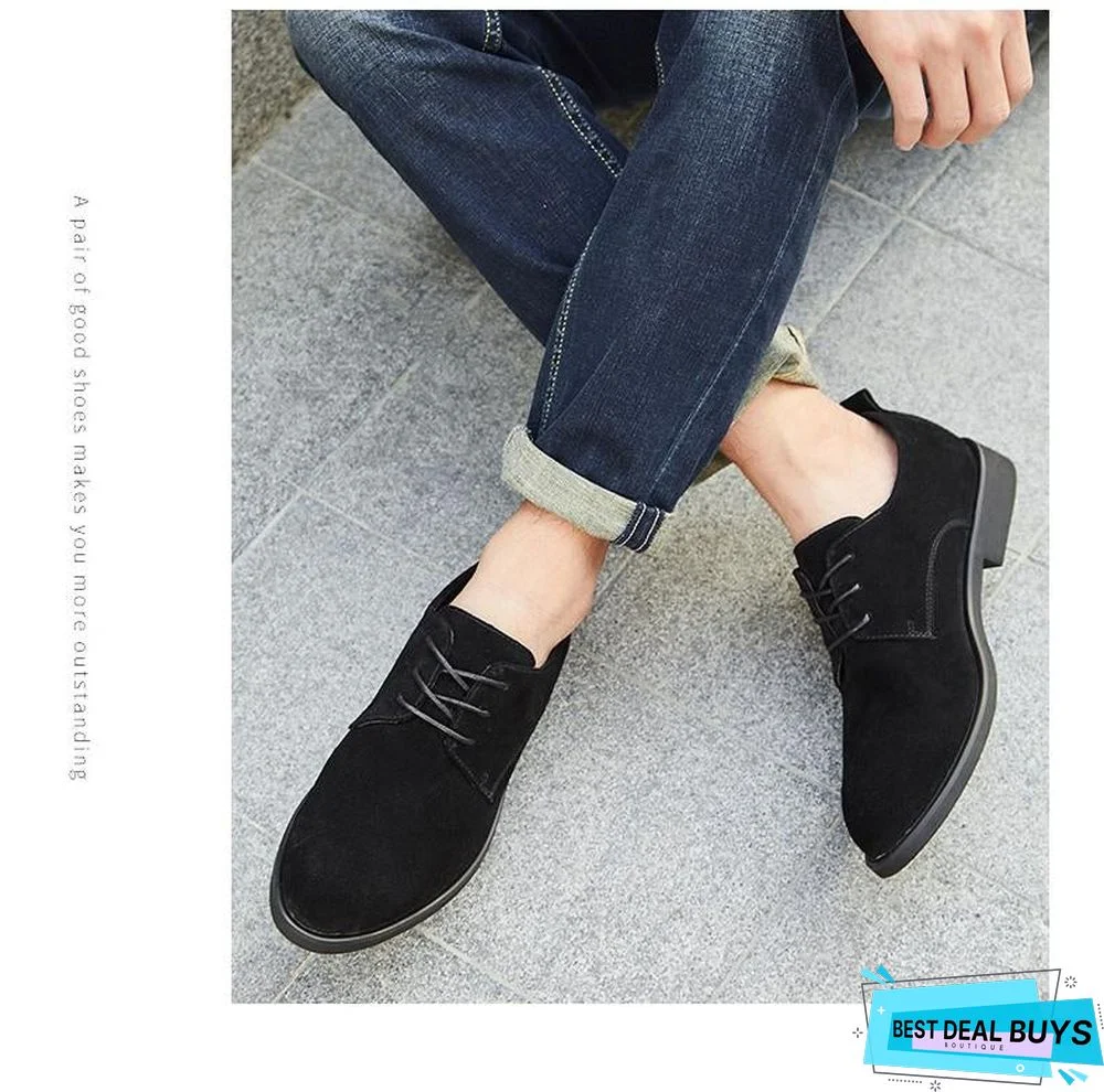 Men British Style Breathable Formal Leisure Flats Shoes