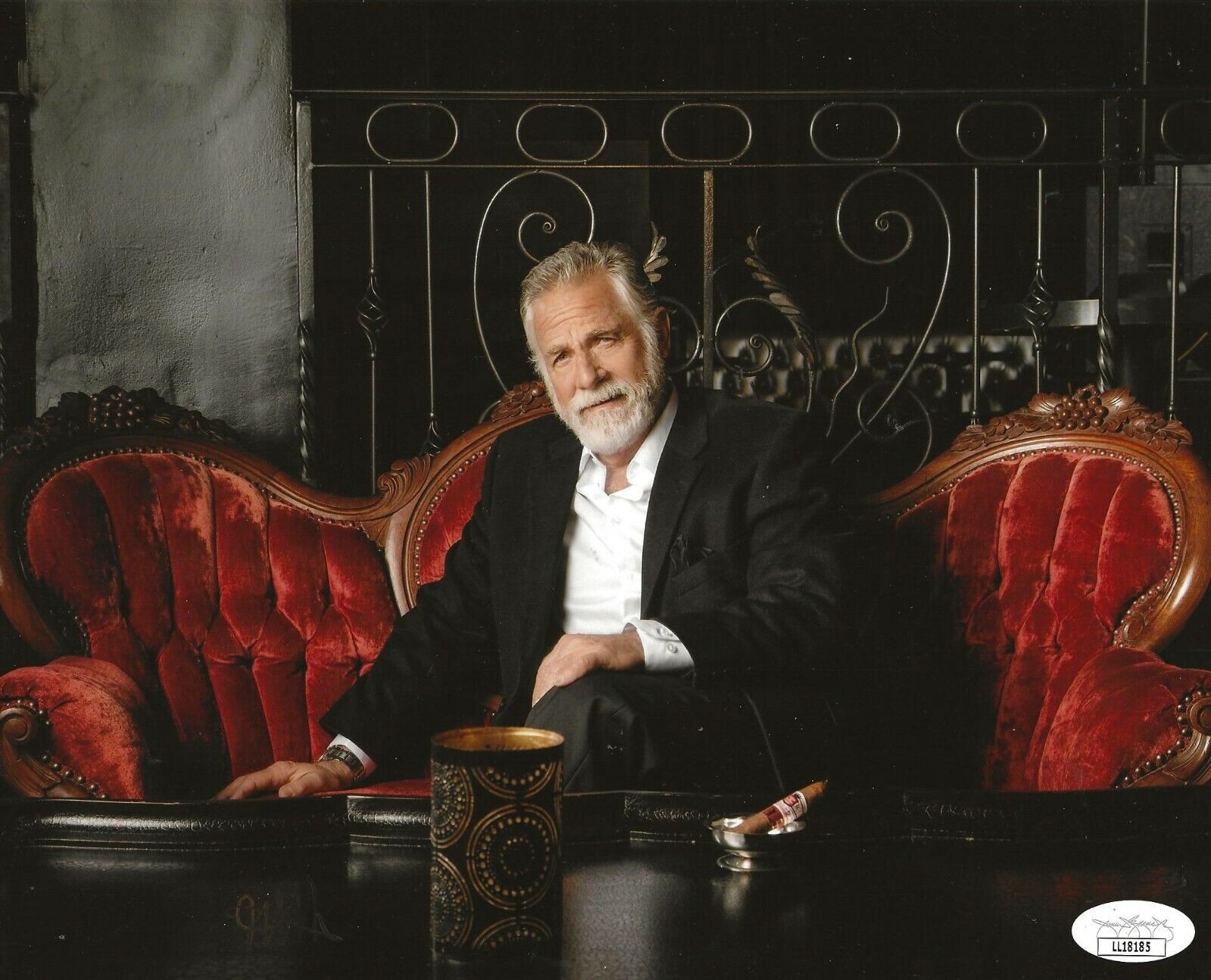 Jonathan Goldsmith signed The Most Interesting Man in the World 8x10 Photo Poster painting 3 JSA