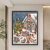 Christmas Eve Rabbit-11CT Stamped Cross Stitch 55*70cm/21.65*27.56in(Big Size) tapestrymarket