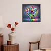 Diamond Painting-DIY Full Round Drill Colorful Butterfly