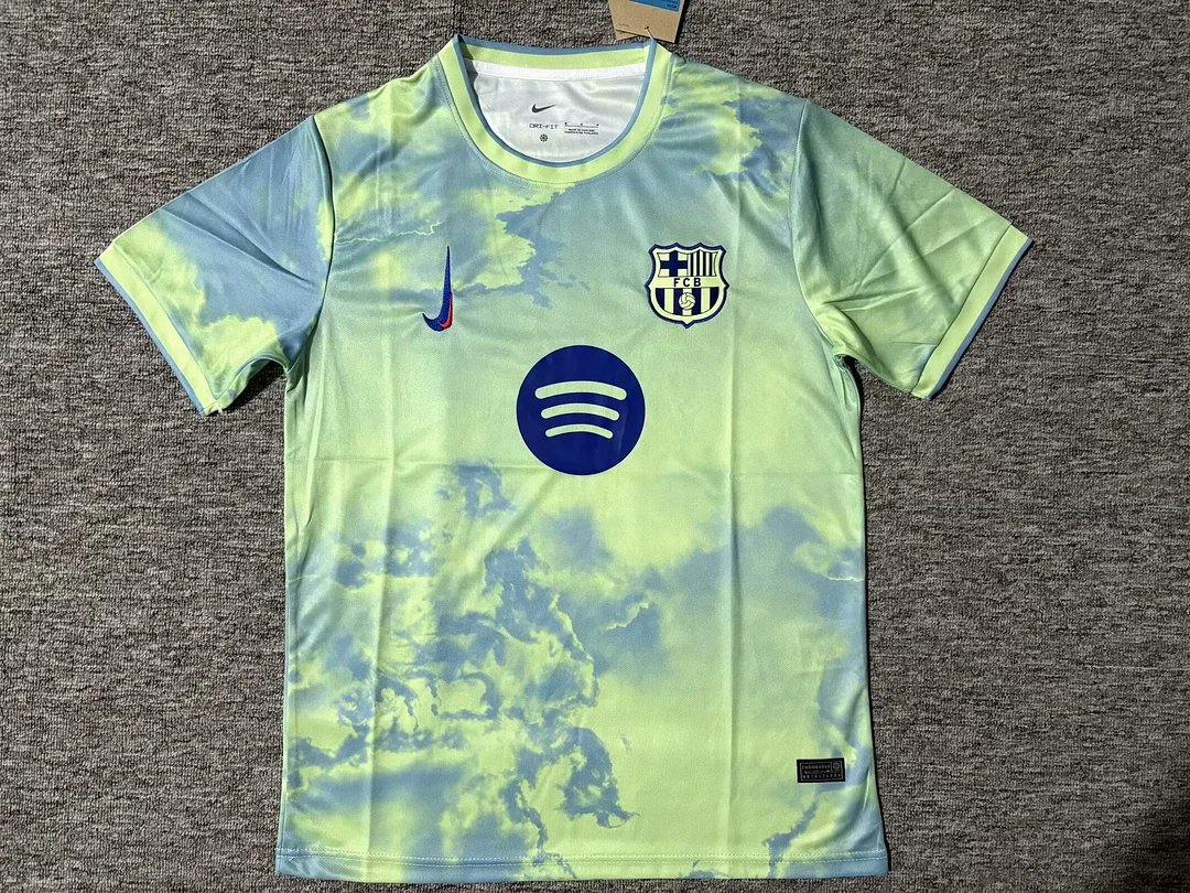 2025/26 Barcelona Special Edition Grass green Football Jersey