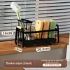 Sink Caddy Organizer & High Brush Holder Kitchen Bathroom Sponge Holder Basket