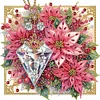 Diamond Painting-DIY Crystal Rhinestone Christmas Flower