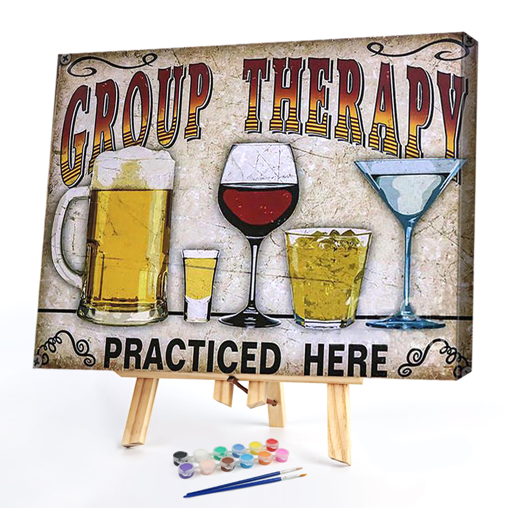 

50*40CM - Paint By Numbers - Letter Beer, 501 Original