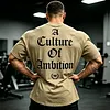 Oversize Cotton A Culture Of Ambition Graphic T-Shirt by Inlyline