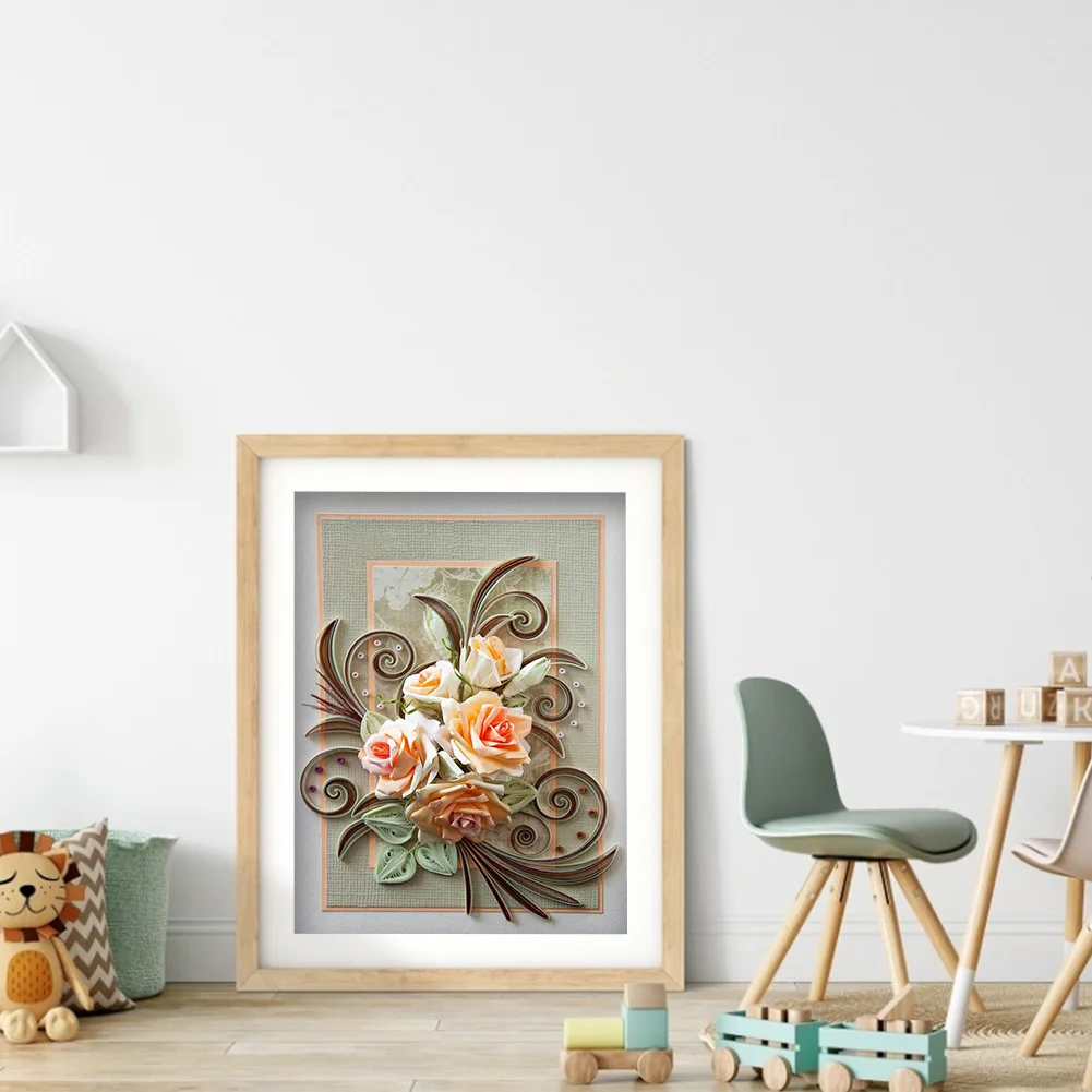 Diamond Painting - Full Round Drill - Flower